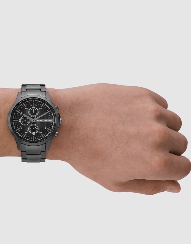 Armani Exchange - Gun-Metal Chronograph Watch