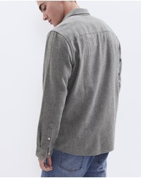 UNISON - Brushed Cotton L/S Regular Fit Shirt