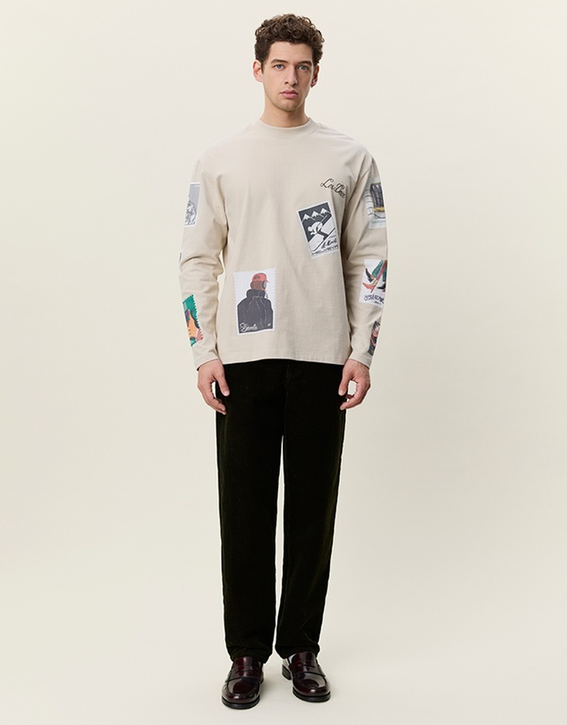 Les Deux - Stamp LS T-Shirt