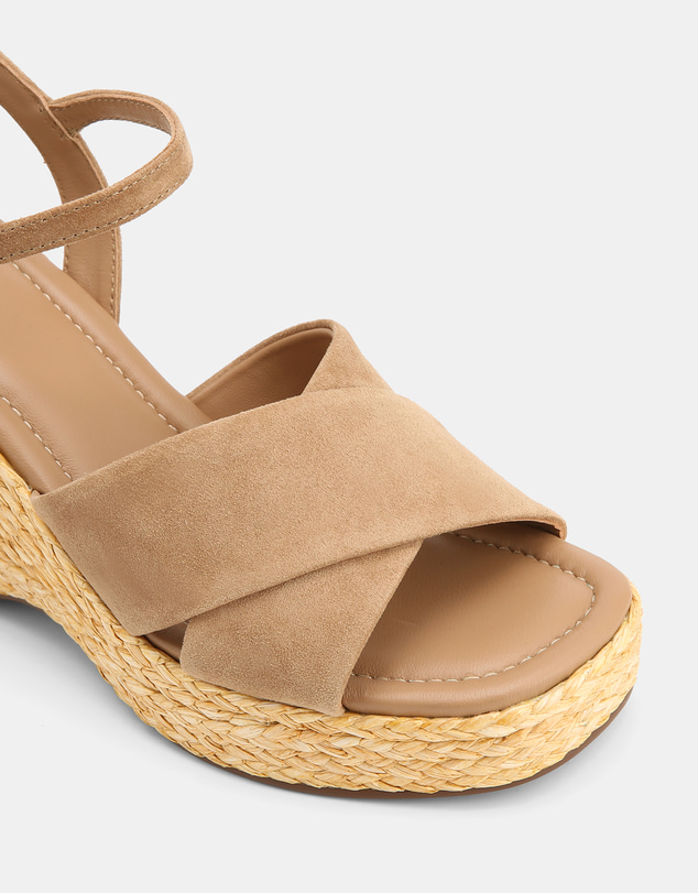 Wittner - West Suede Leather Espardrille Wedge Sandals