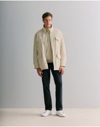 Trenery - Longline Technical Field Jacket in Fawn