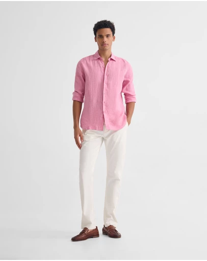 Oxford - Cooper French Linen Long Sleeve Shirt