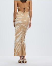 Third Form - Twist Through Bias Maxi Skirt