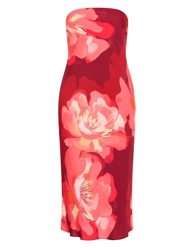 City Chic - Amari Lily Print Dress