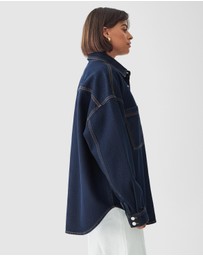 The Fated - Val Oversized Denim Shacket