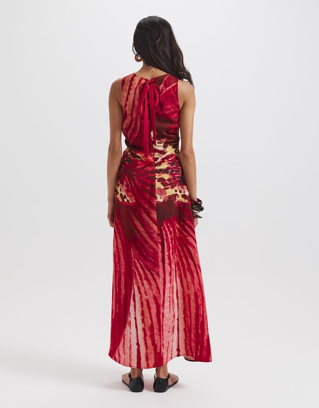SABA - Cymbelle Rouched Midi Dress