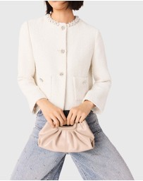 Maje - Mini Clutch Naplack Small Leather Goods