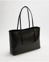 Calvin Klein - Emblem Aop Tote W/ Pouch