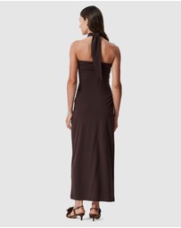 & Other Stories - Halterneck Midi Dress