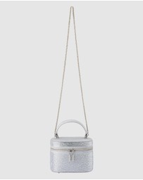 Olga Berg - Beckie Zip Top Crystal Bag