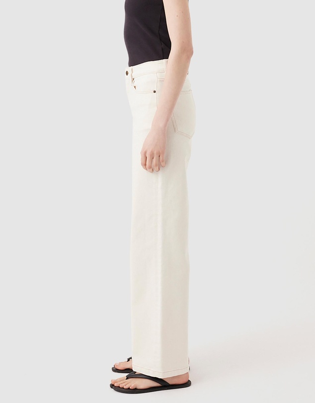 Outland Denim - Mia Mid Wide Leg Jeans