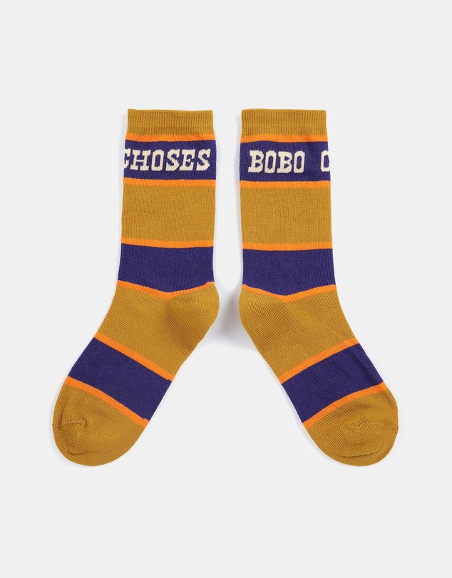 Bobo Choses - Bobo Choses Pop Stripes Long Socks - Babies-Kids