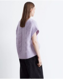 & Other Stories - Cable-Knit Mohair-Blend Vest