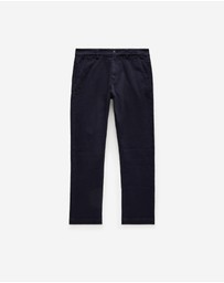 Calibre - Slim Tapered Denim Pants Navy