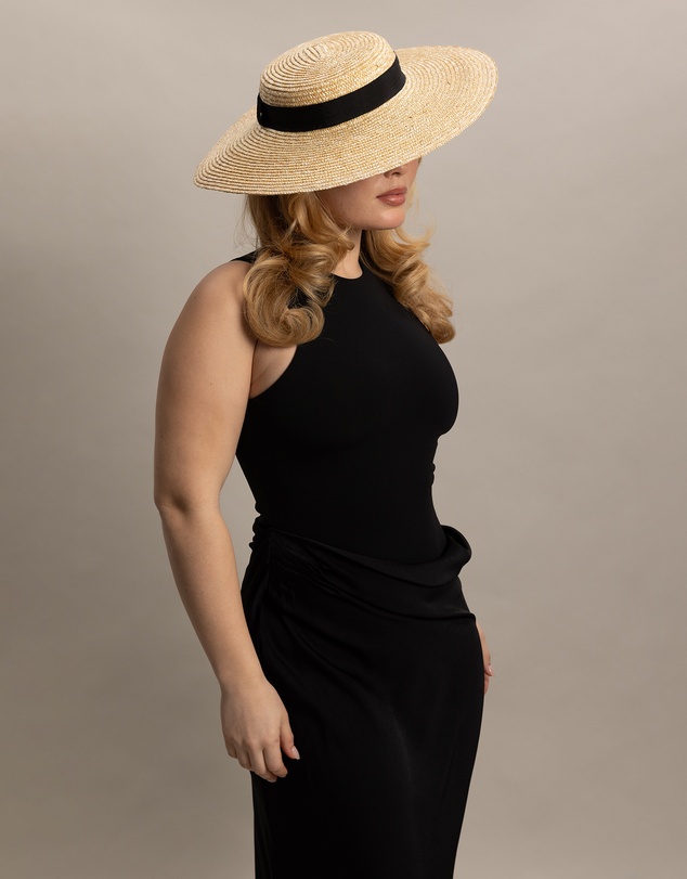 Morgan & Taylor - Camila Racewear Boater in Natural