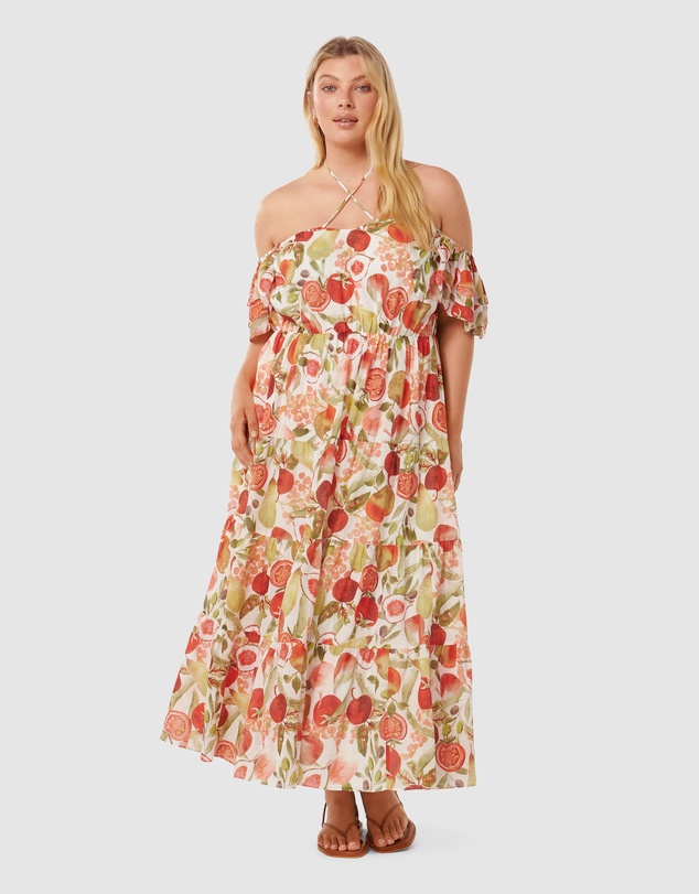 Forever New Curve - Florrie Flutter Sleeve Midi Dress