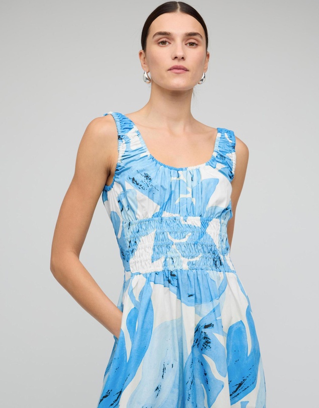 Staple the Label - Leilani Shirred Midi Dress