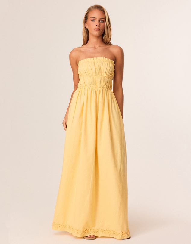 SNDYS - Ines Strapless Maxi Dress