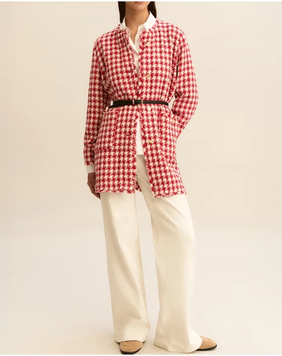 Emme - Red Checkered Jacket