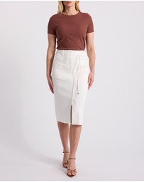 David Lawrence - Linnea Linen Blend Skirt