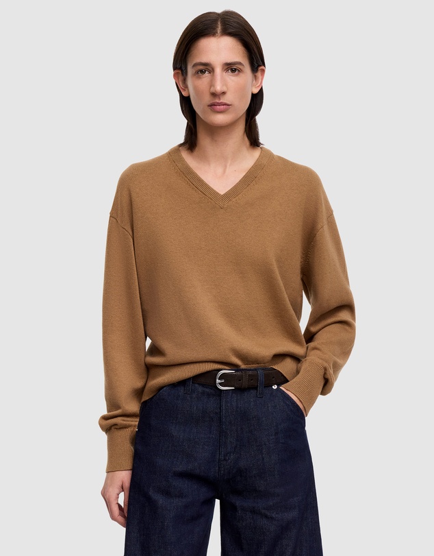 ARKET - Cotton-Wool V-Neck Jumper