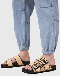 AllSaints - Sian Raffia Sandals - Women's