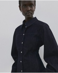 M.N.G - Denim Shirt With Seams