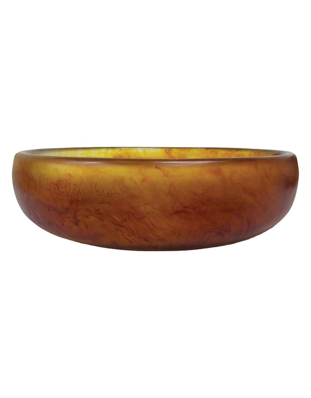 Urban Attitude - Urban Attitude GAB Extra Large Bowl 59.5 Wide by 12.5 Height - Burnt Amber