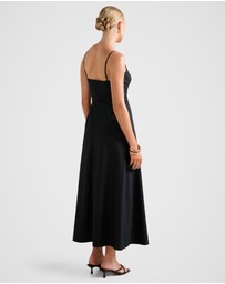 Forever New - Jessa Plunge Cotton Maxi Dress