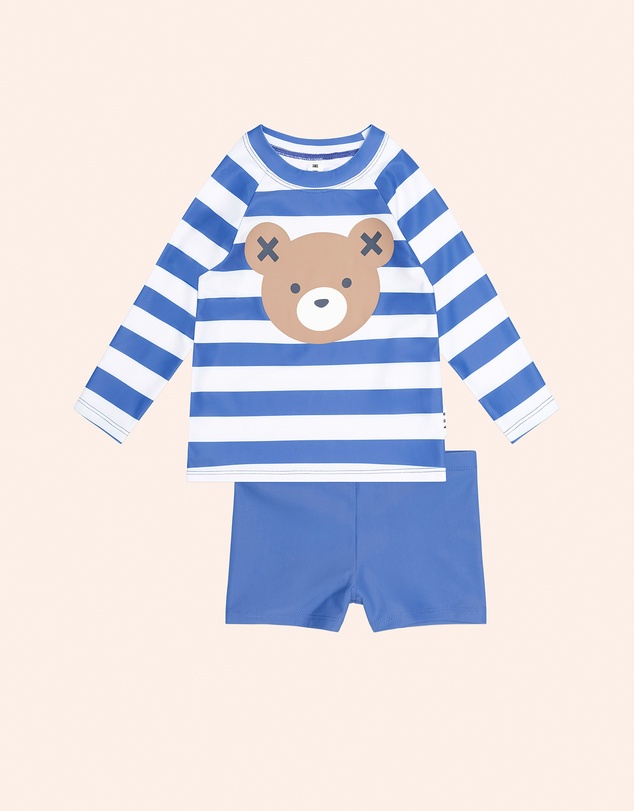 Huxbaby - Stripe Huxbear Two-Piece Swim Set - Babies-Kids