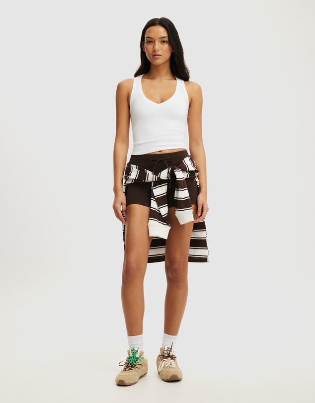 Cotton On Body Active - Ultra Soft Plunge Front Racer Tank