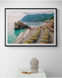 Inka Arthouse - Monterosso Beach Italy Art Print