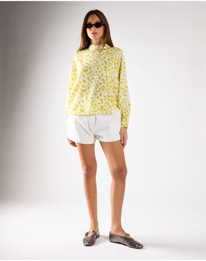 YELLOW SMUDGY LEOPARD
