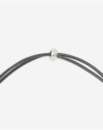 Lovisa - Waterproof Stainless Steel Bubble Large Bubble Letter L Cord Necklace