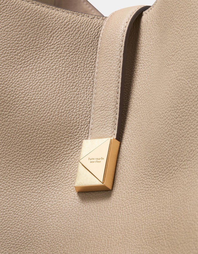 Kate Spade - Deco Pebbled Leather Large Shoulder Bag