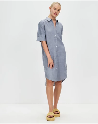 White By FTL - Hettie Shirt Dress
