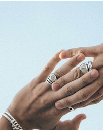 Haze & Glory - ICONIC EXCLUSIVE - Ring Good Vibes Only in 925 Sterling Silver