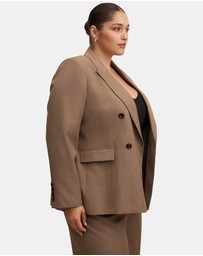Forever New Curve - Harper Curve Double Breasted Blazer