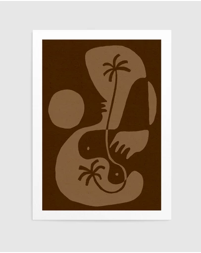 Olive et Oriel - The Land Story 5 by Shatha Al Dafai Art Print