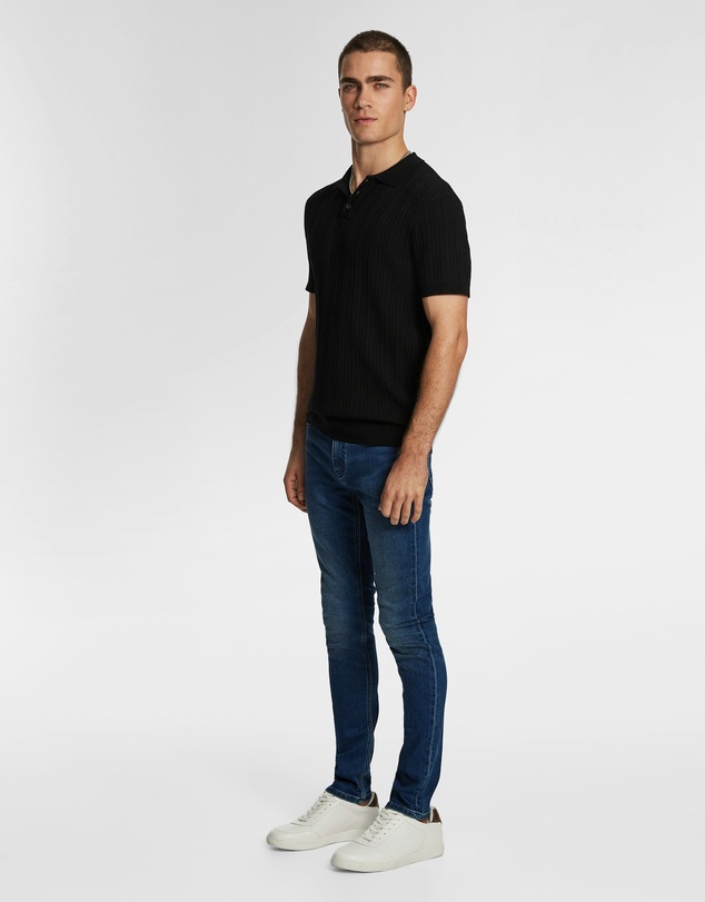 yd. - Banderas Knitted Polo Shirt