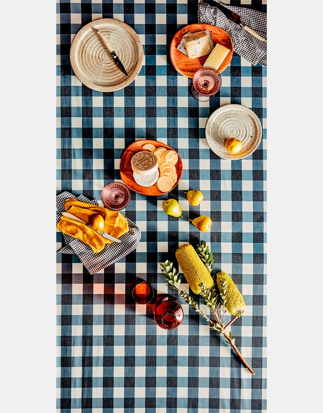 Basil Bangs - Indoor Outdoor Tablecloth