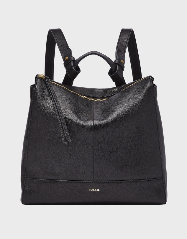 Fossil - Elina Black Backpack