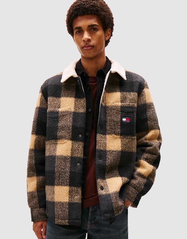 Tommy Jeans - Check Teddy Overshirt