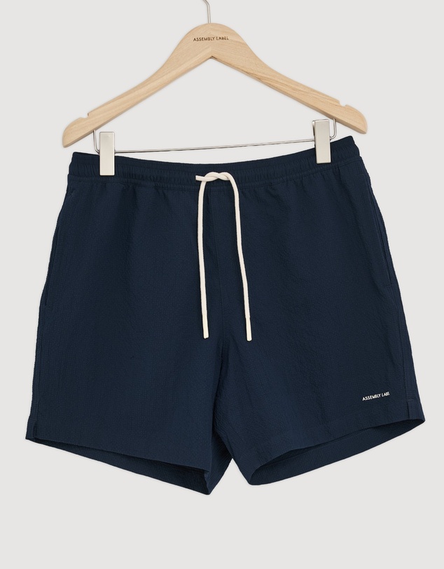 Revibe - Repaired Assembly Label Polyester Swim Short