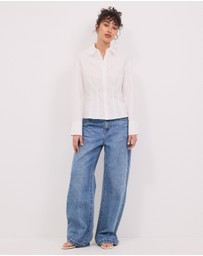 Calli - Hailey Pin Tuck Shirt