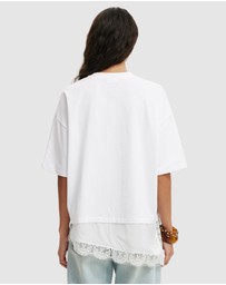 Cotton On - Satin Layered T-Shirt