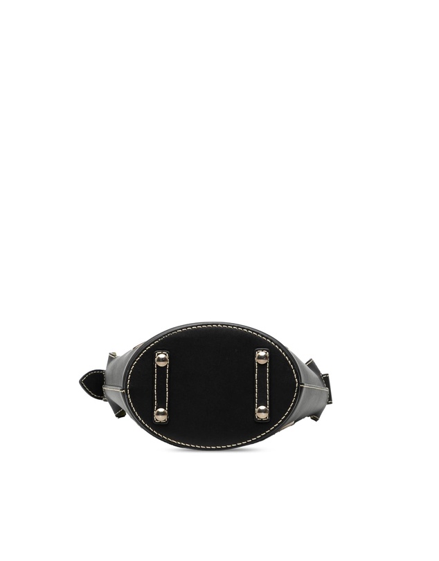 Pre-Loved by Azura Reborn - Pre-Loved Mini Leather Grommet Bucket Bag