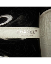 Pre-Loved by Azura Reborn - Pre-Loved Crumpled Calfskin PVC Camellia Bucket