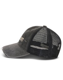 THE TALES - Destroyed Art Department Black Trucker Cap