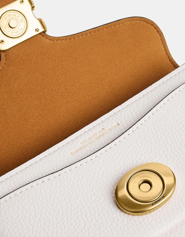 Coach - Polished Pebbled Leather Tabby Chain Crossbody Bag 19